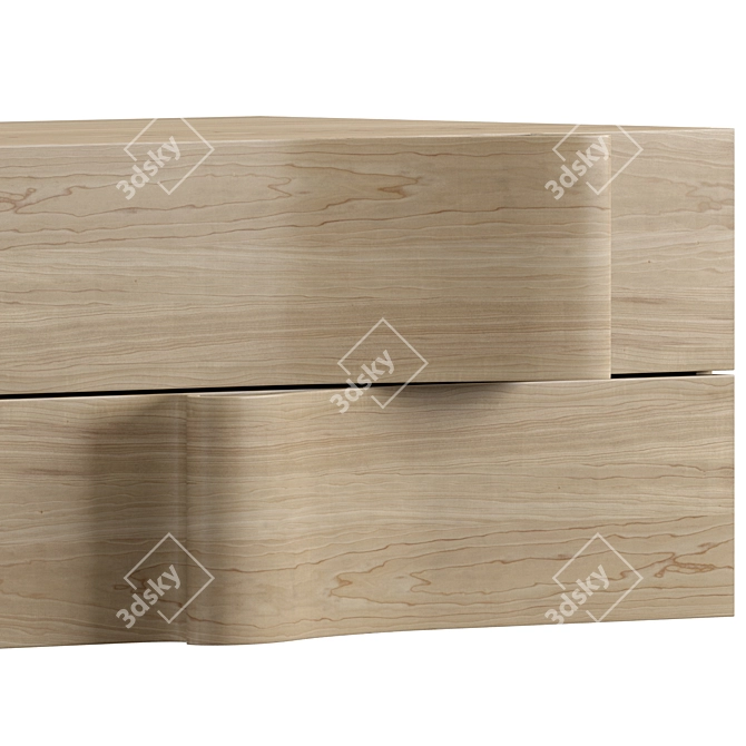 Elegant Ondas Sideboard Options 3D model image 1