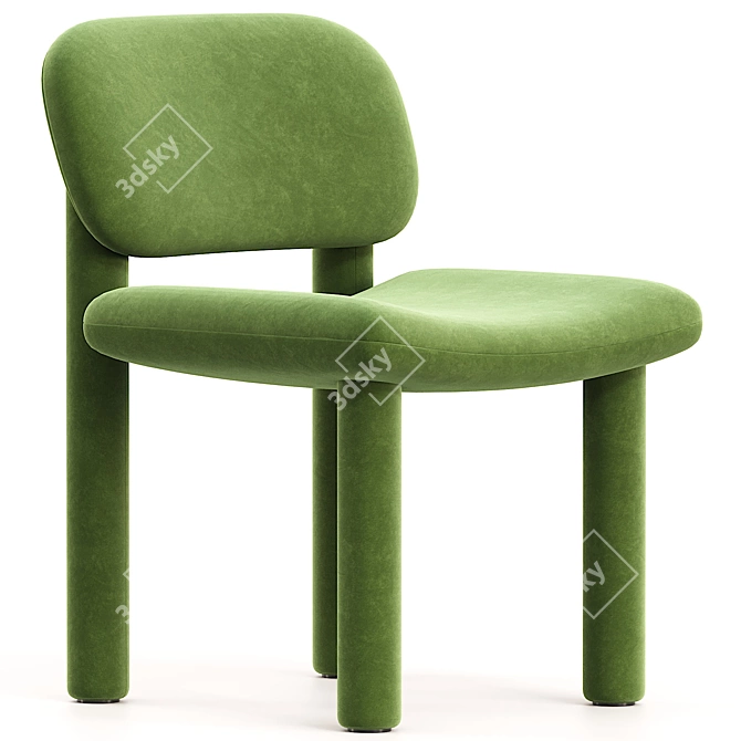 Elegant Tottori Driade Chair 3D model image 3