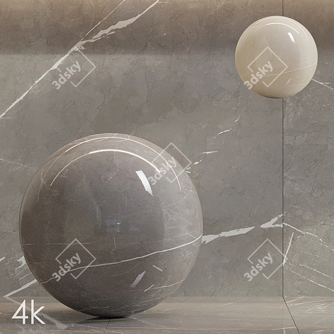 Title: Pulpis Marble Set 04 - 4k 3D model image 2