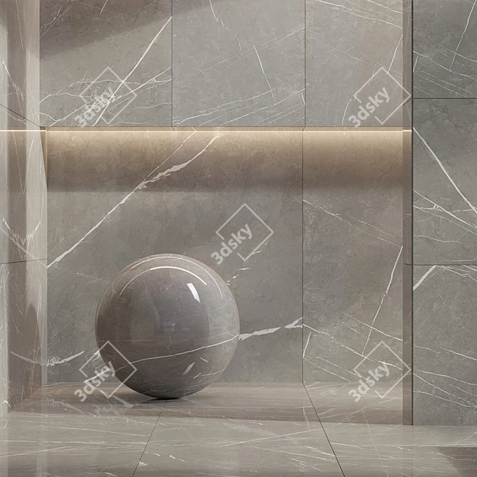 Title: Pulpis Marble Set 04 - 4k 3D model image 4