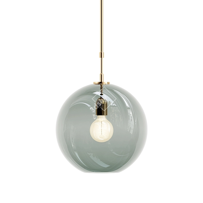 Finn Modern Pendant Model 3D model image 1