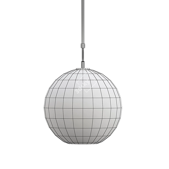 Finn Modern Pendant Model 3D model image 2