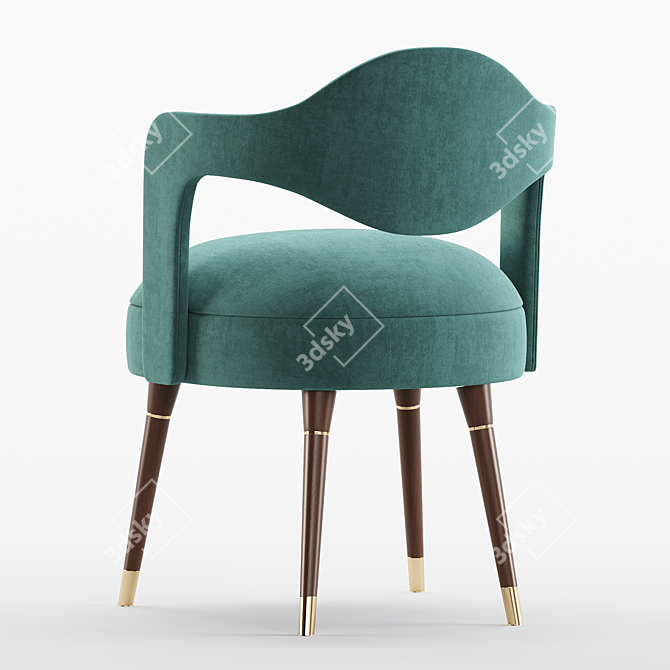 Modern Chaplin Dining Chair (2017) 3D model image 3