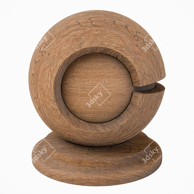 Exotic Wood Seamless Texture Pack 3D model image 3