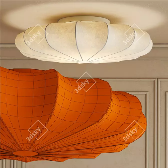 Elegant NORNA Ceiling Lamp 3D model image 5