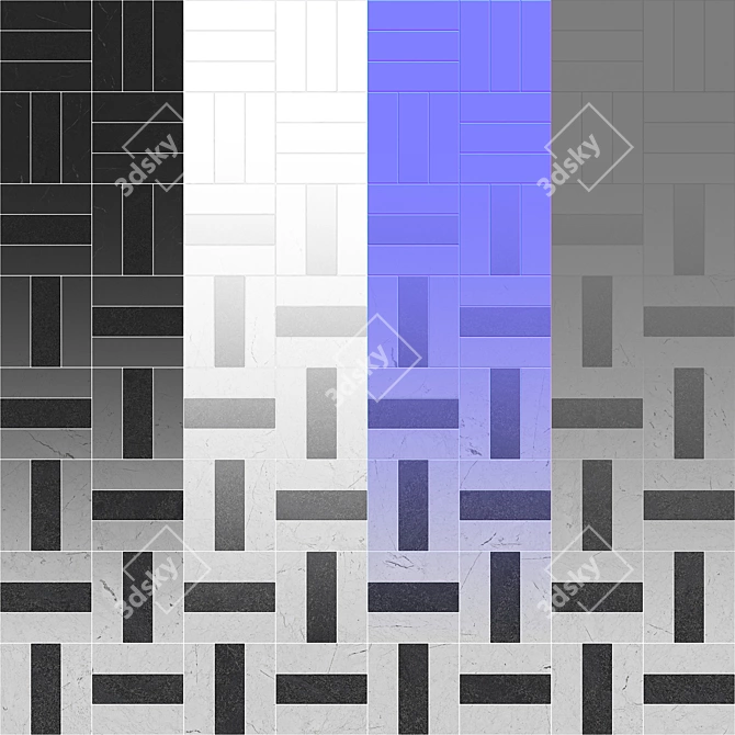  Seamless Pavement Texture Set 3D model image 2