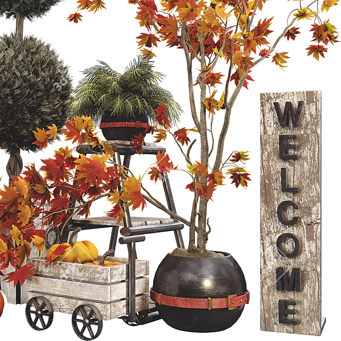 Halloween Outdoor Plant Collection 14 3D model image 4