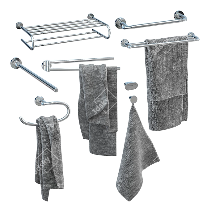Colombo Design Basic Accessory Set 3D model image 3