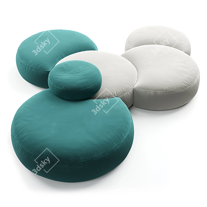 Modern Comfort Pasticca Sofa 3D model image 3