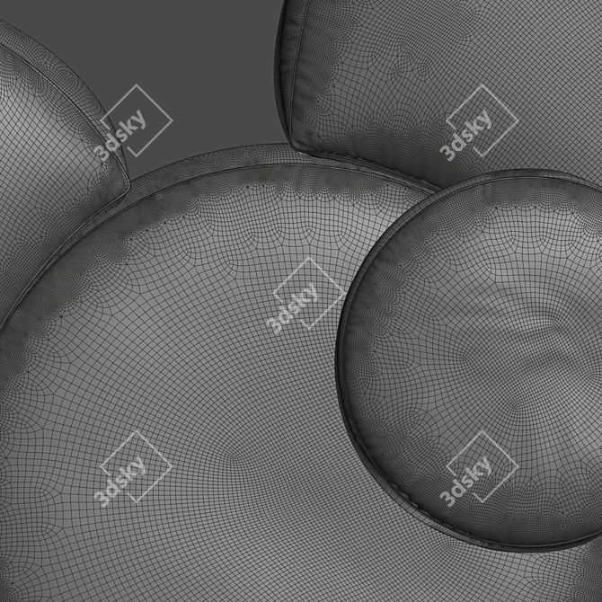 Modern Comfort Pasticca Sofa 3D model image 4