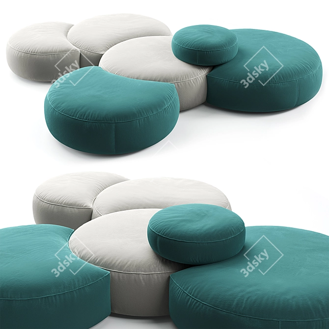 Modern Comfort Pasticca Sofa 3D model image 5