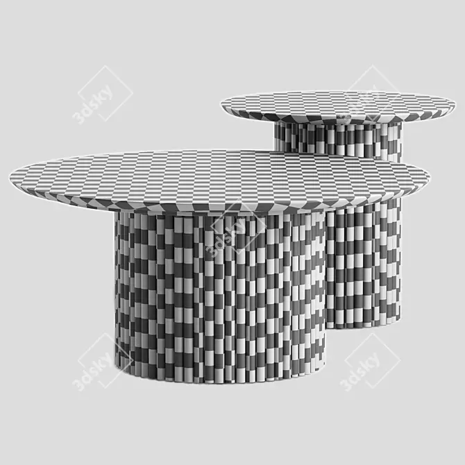 Noho Karon Coffee Table - Modern Elegance 3D model image 4
