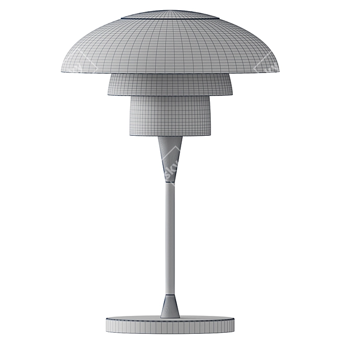 Elegant Rossie Table Lamp 3D model image 2