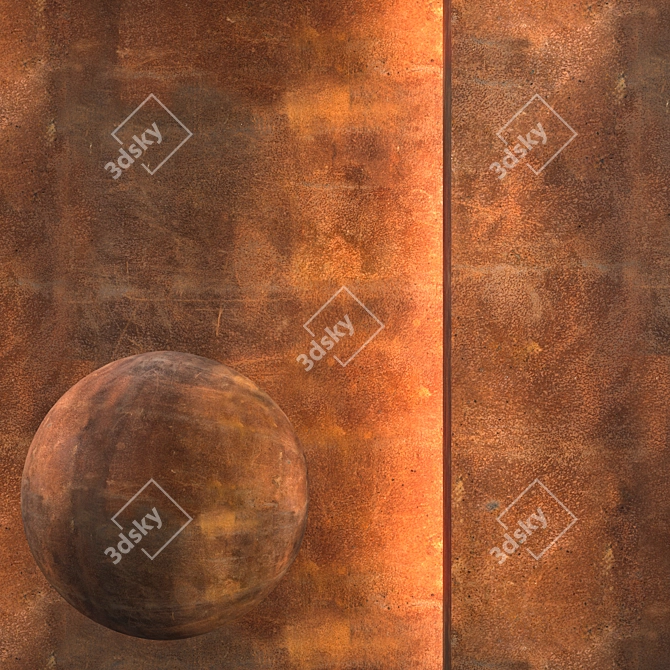 Seamless Metal Texture Pack 3D model image 1