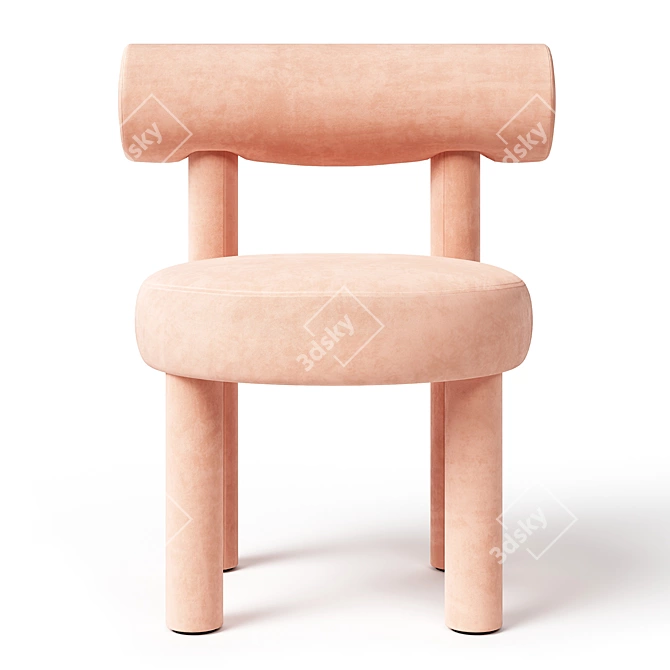 Playful Mini Gropius Kids Chair 3D model image 3