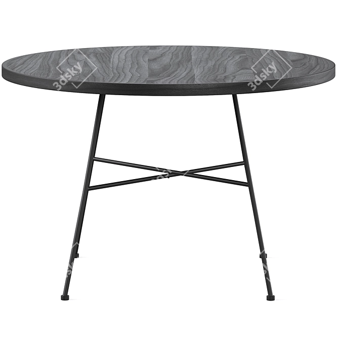GRAFTON Black Coffee Table, Rowico 3D model image 2
