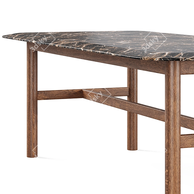 Elegant HAMMOND Coffee Table 3D model image 4