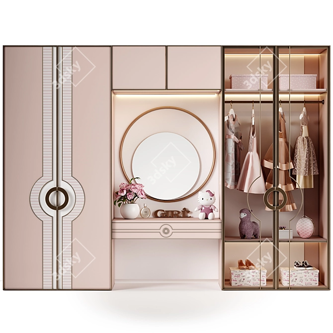 Interactive Child's Room Simulation 3D model image 1
