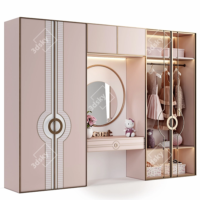 Interactive Child's Room Simulation 3D model image 2