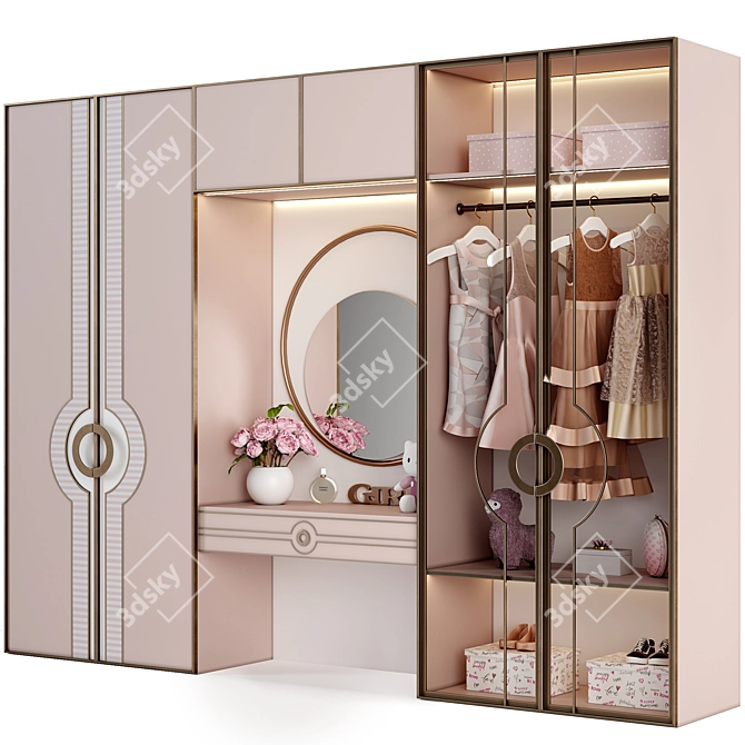 Interactive Child's Room Simulation 3D model image 3