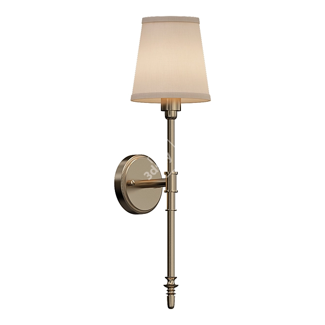 Copper M Wall Sconce 154964-60 3D model image 1