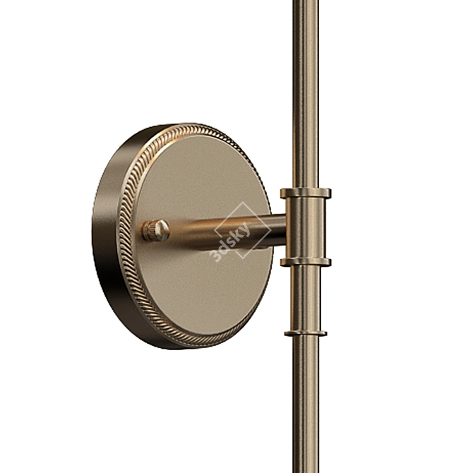 Copper M Wall Sconce 154964-60 3D model image 2