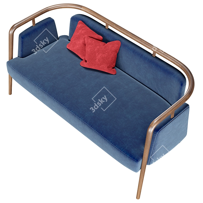 Cosmopolitan Vibes Double Sofa 3D model image 3