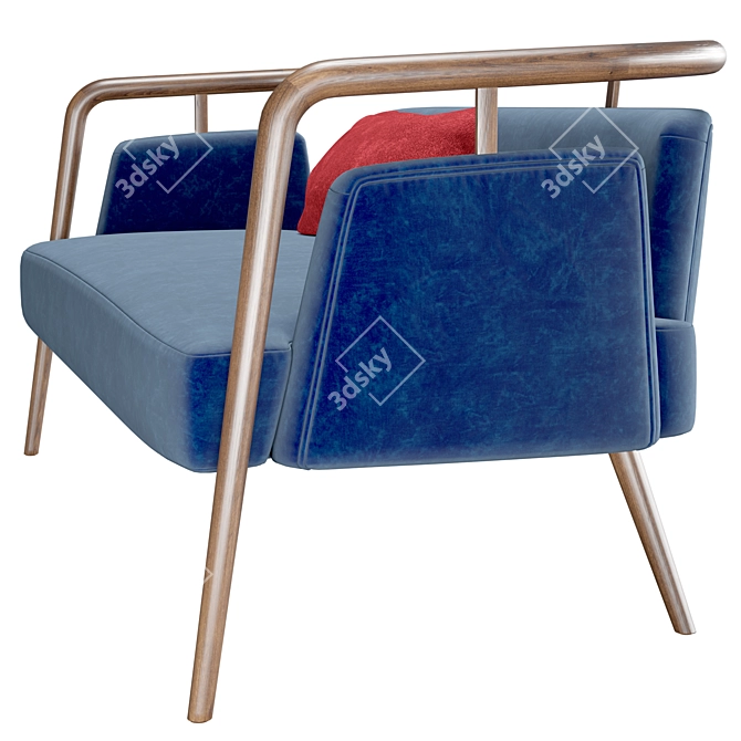 Cosmopolitan Vibes Double Sofa 3D model image 5