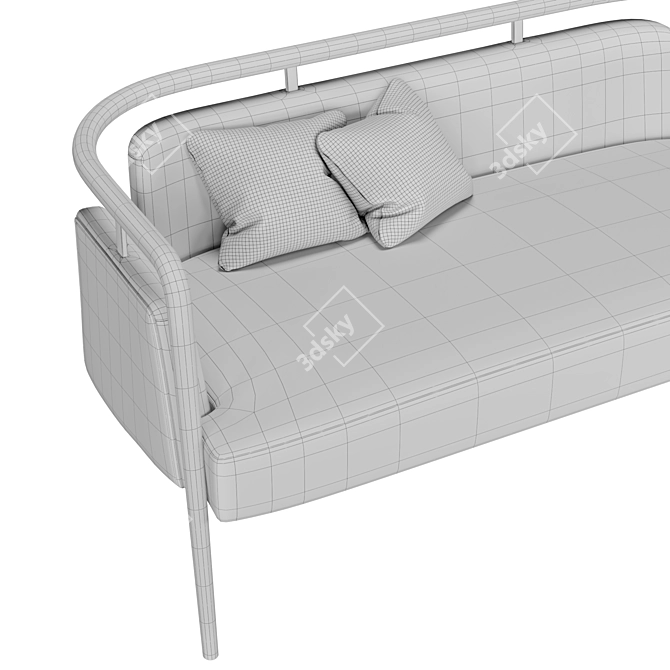Cosmopolitan Vibes Double Sofa 3D model image 6