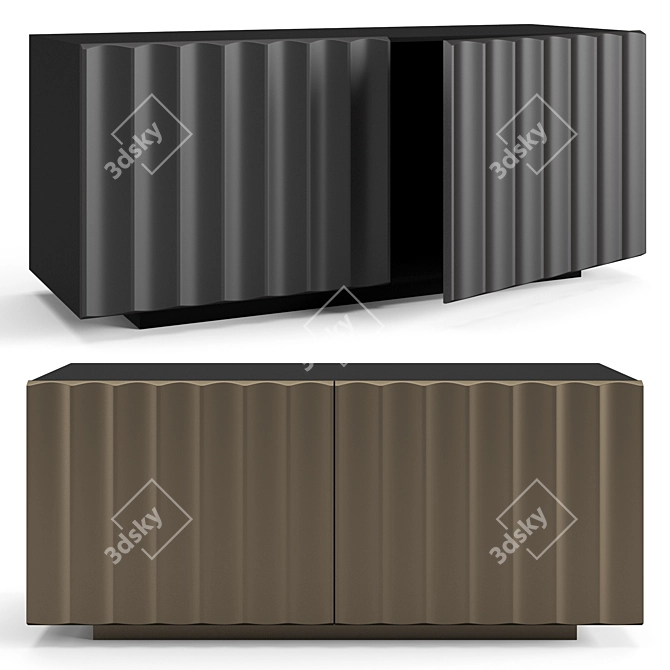 Modern Dorian Sideboard Collection 3D model image 2