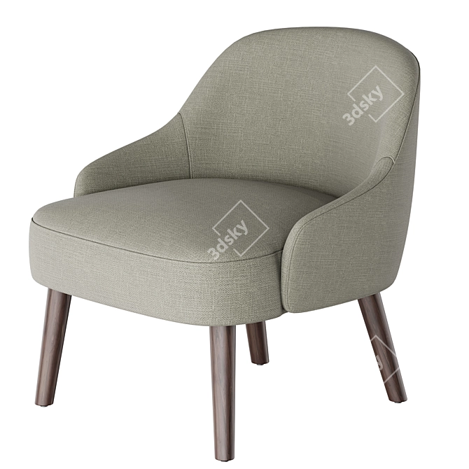 Parla Milla Armchair 3D Models 3D model image 1