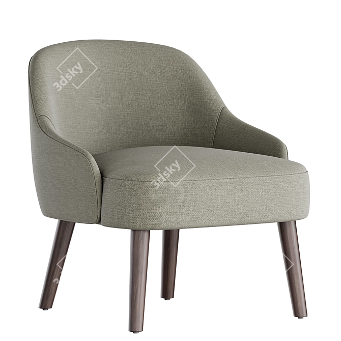 Parla Milla Armchair 3D Models 3D model image 2