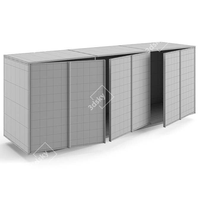 Sleek Contemporary Bonaldo Sideboard 3D model image 5