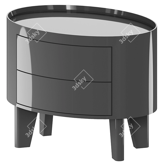 Modnodesign Bedside Table in Various Colors 3D model image 2