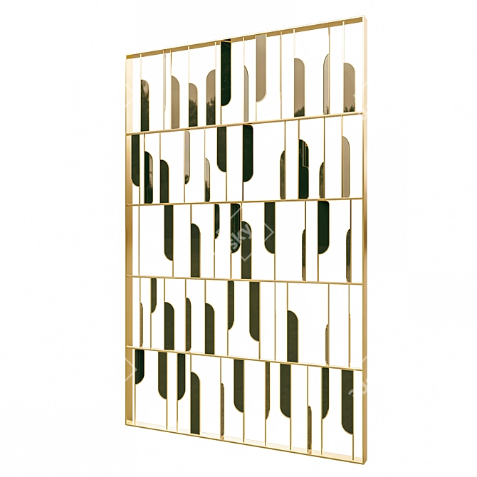 Decorative Room DividerPanel|Screen|Curtain 3D model image 3