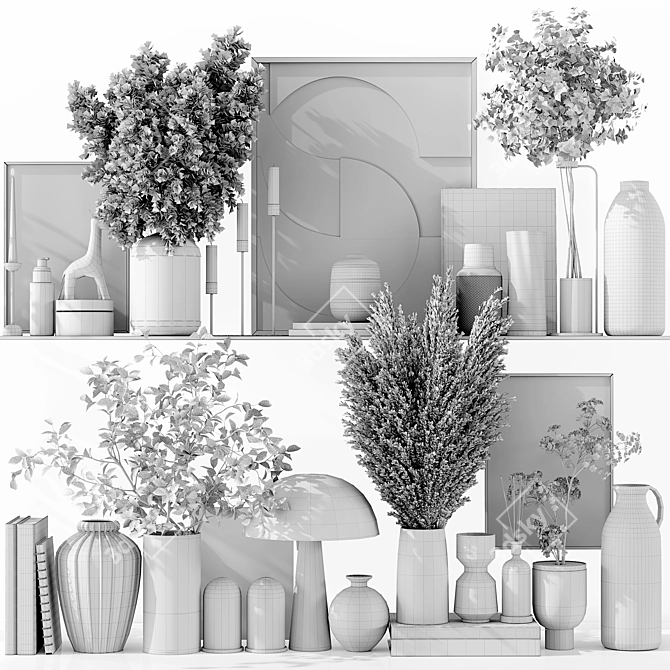 Luxury Decor Set: High Detail 3D model image 1