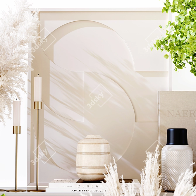 Luxury Decor Set: High Detail 3D model image 15