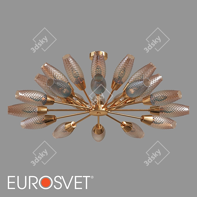 Eurosvet Thalia Ceiling Chandelier, 12-Light 3D model image 1