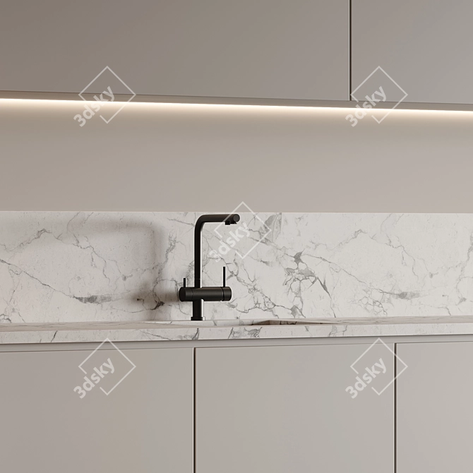 Kitchen 05 3D Model Set 3D model image 6