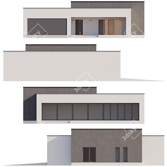 Modern Home: Millimeters 3D model image 2