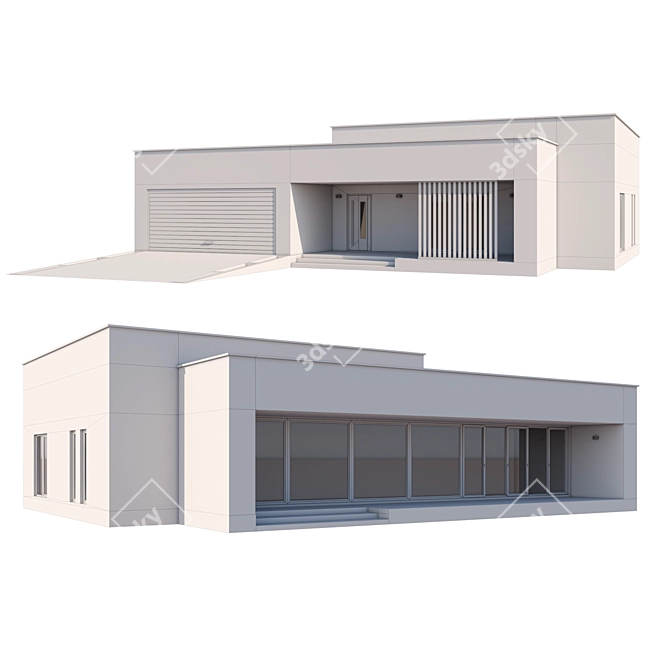 Modern Home: Millimeters 3D model image 3