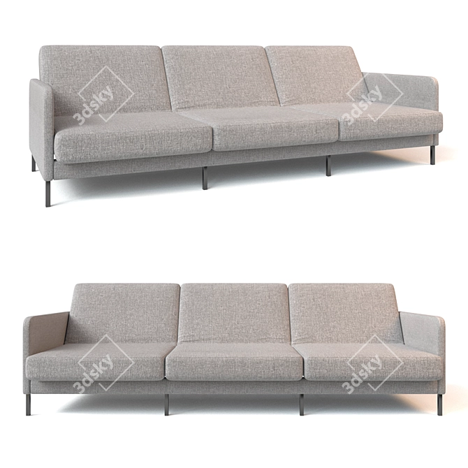 Urban Comfort Sofa Collection 3D model image 1