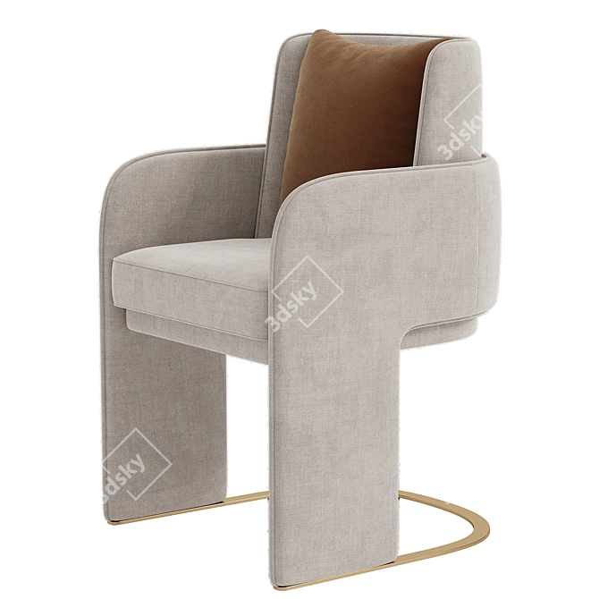 Modern Chic Odisseia Armchair 2014 3D model image 2