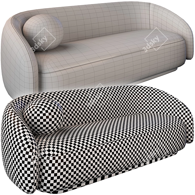 Modern Brice Sofa 3D Model 3D model image 3