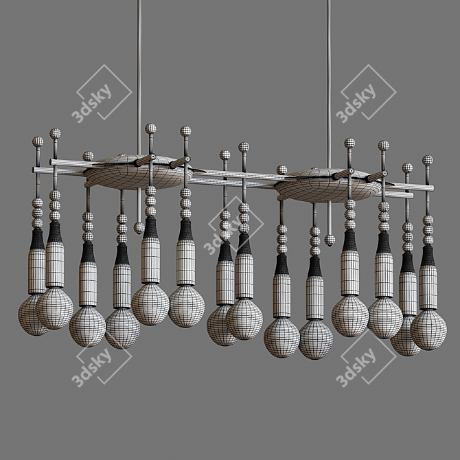 Handcrafted TALISMAN 14 Pendant 3D model image 3