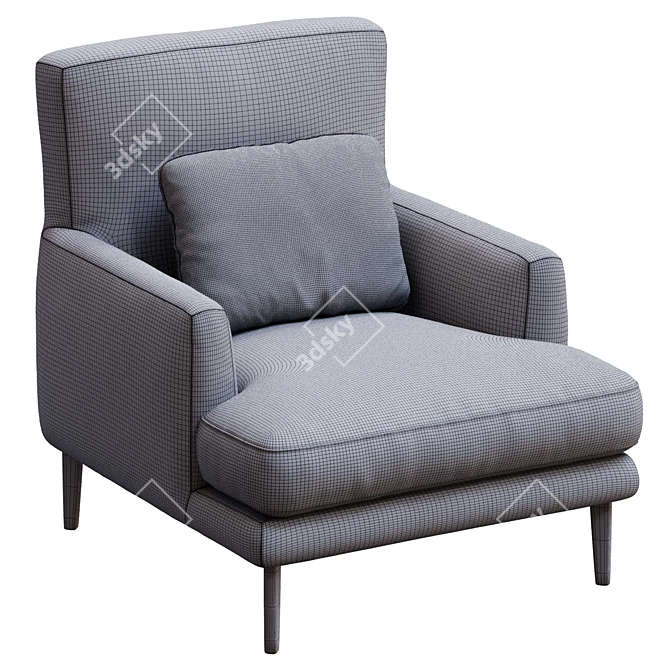 Elegant Paraiso Chair Design 3D model image 5