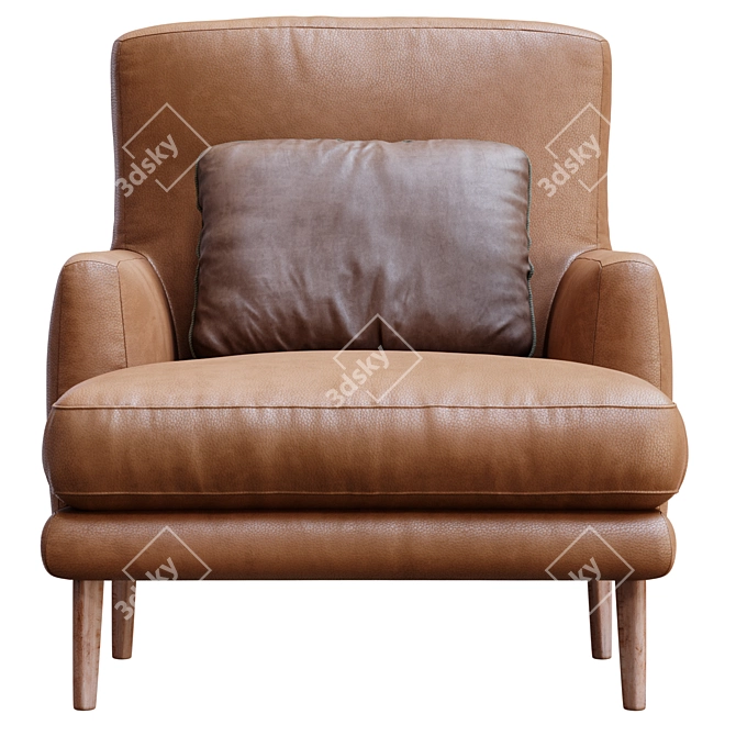 Elegant Paraiso Chair Design 3D model image 6