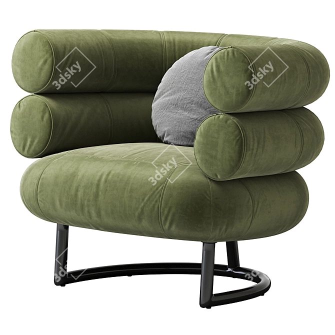 Modern Classic Armchair Bibendum 3D model image 1