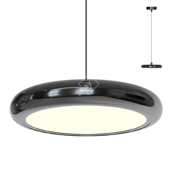 Disco LED Pendant Lamp SEGOL 3D model image 1