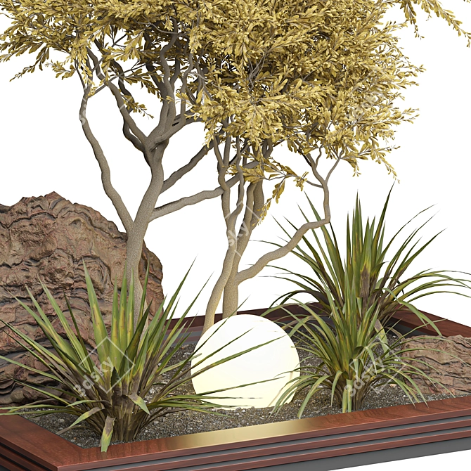 Outdoor Plant 168 3D Model 3D model image 3